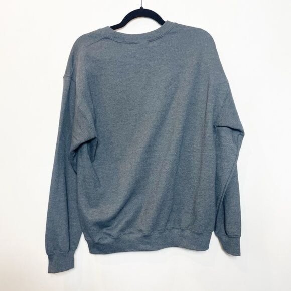 Football Mama Sweatshirt Gray Crewneck Gildan Heavy Blend Cotton Poly Sz Medium - Picture 3 of 8